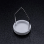 100ul Ceramic sample pan with stirrup Same size as TA instruments TGA Q5000,TGA 55,550,5500