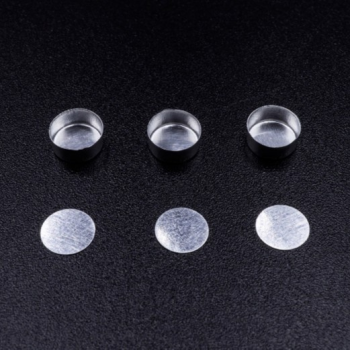 φ6*2.5mm Aluminum Cell w/Lid Shimadzu Al Crucible with Cover Without Edge
