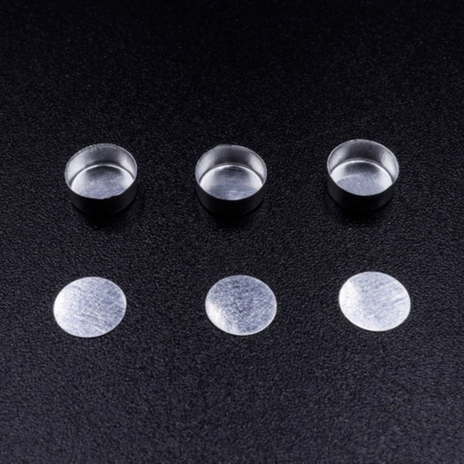 φ6*2.5mm Aluminum Cell w/Lid Shimadzu Al Crucible with Cover Without Edge