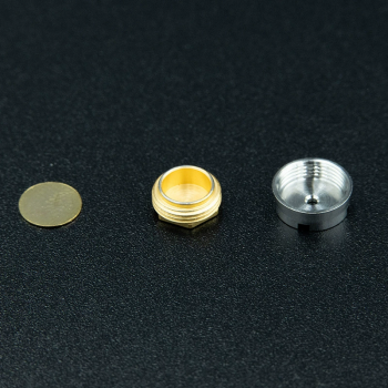 27μl Reusable High Pressure Crucible with Lid/Seal Gold Plated for Netzsch 6.239.2-92.3.00