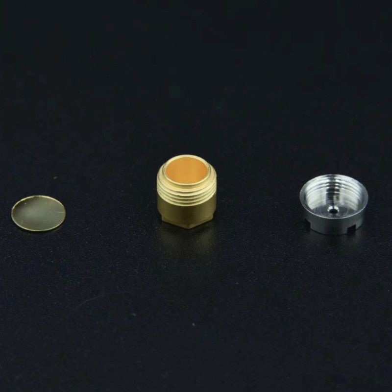 100μl Reusable High Pressure Crucible with lid/seal gold plated quivalent to Netzsch 6.239.2-92.8.00